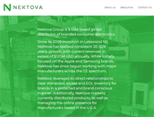 Tablet Screenshot of nektova.com